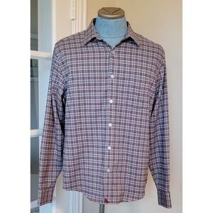 Untuckit Men's‎ Long Sleeve Slim Fit Multicolor Shirt Large